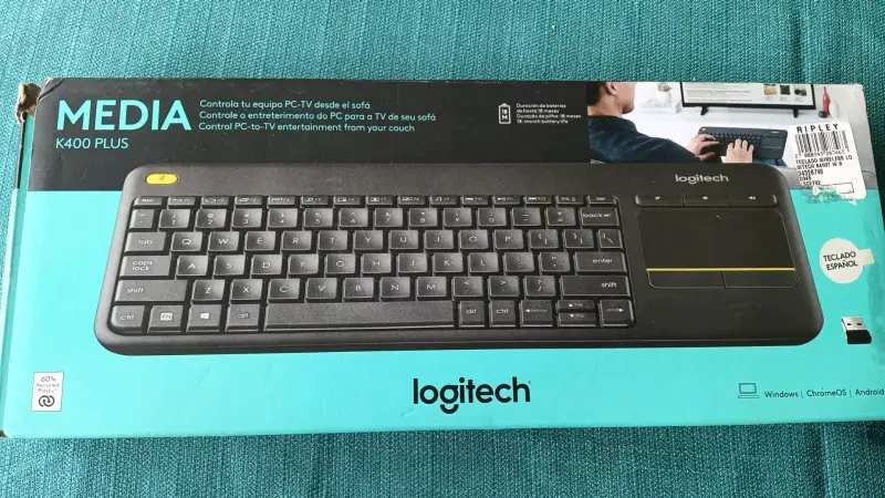 Teclado Inalámbrico Logitech K400 Plus co Touchpad - 2