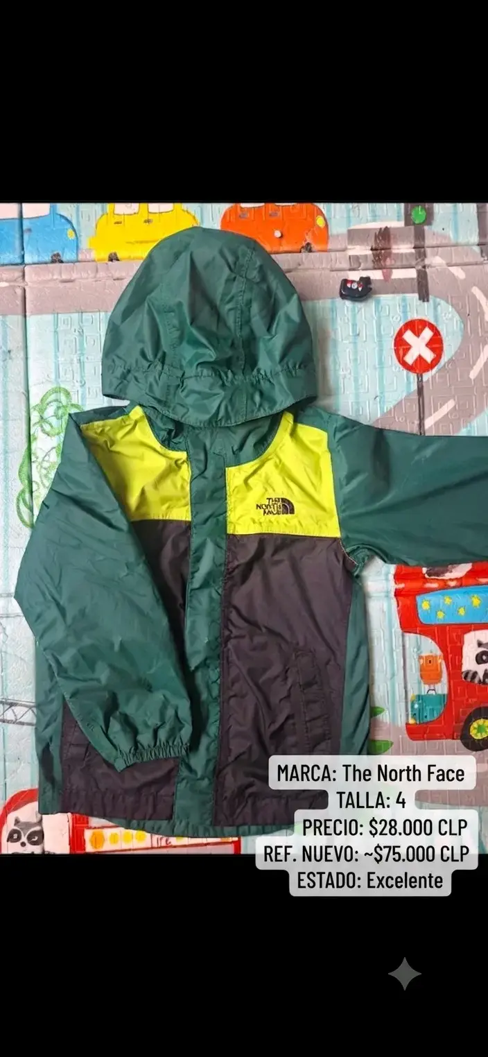 Chaqueta Nike Windrunner para niños talla 4 - 3