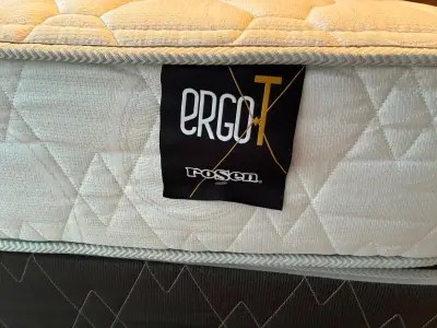 Cama 1.5 plazasColchón Rosen Ergo T en buen estado - miniatura 2