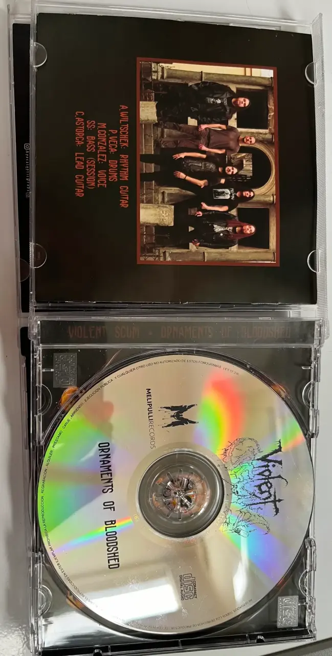 CD Violent Scum - Ornaments of Bloodshed - 2