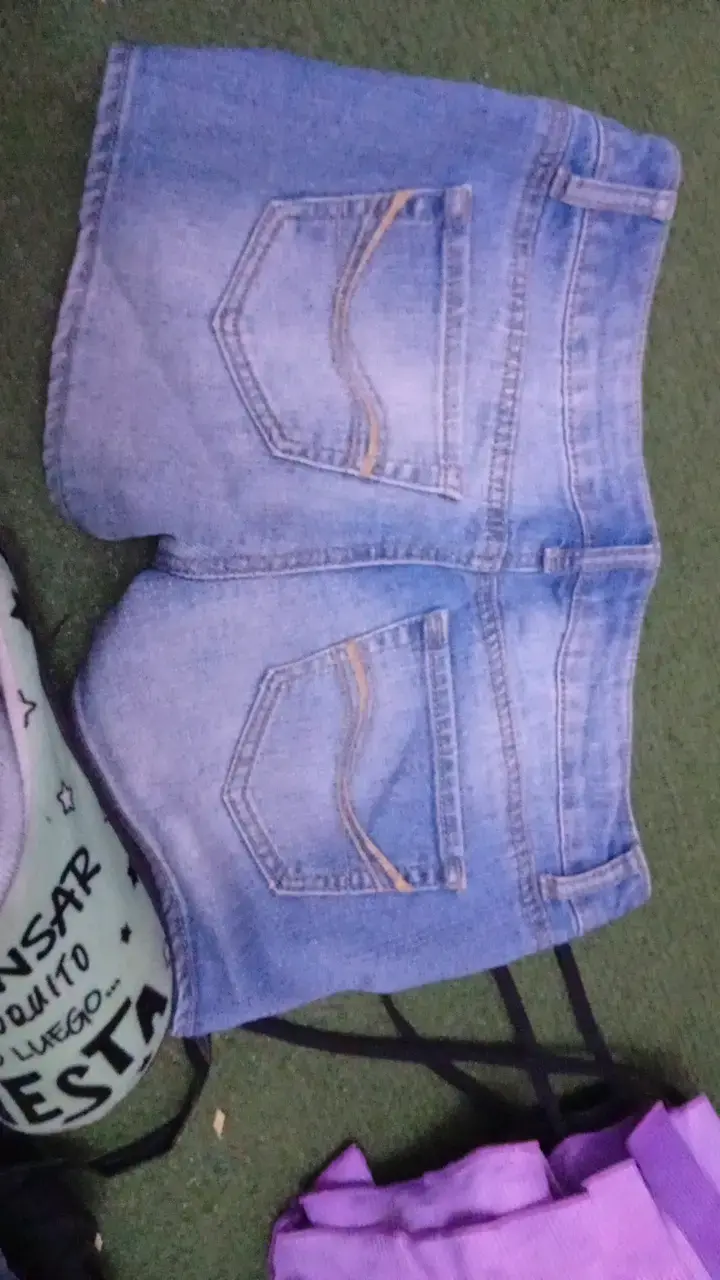 Shorts de mezclilla para mujer - 2