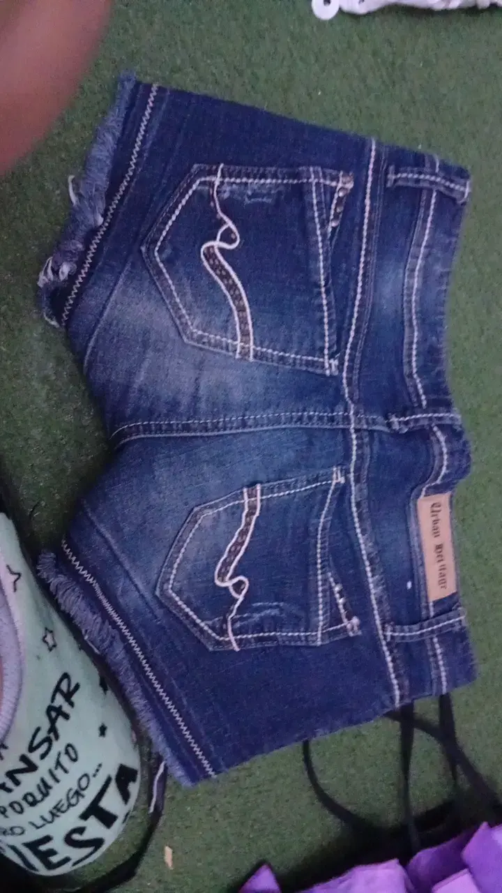 Shorts de mezclilla para mujer - 4