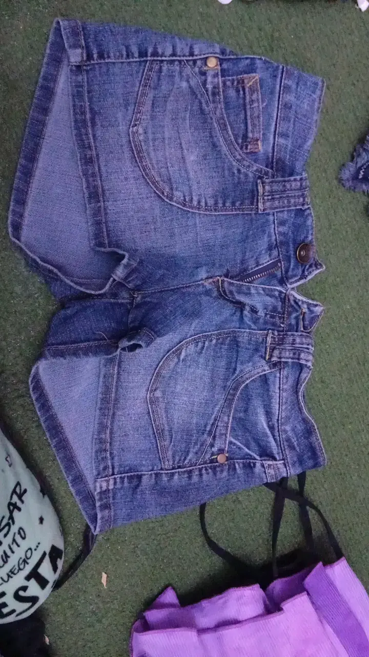Shorts de mezclilla para mujer - 5