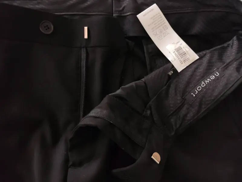 Traje negro para hombre Newport talla 46 - 4