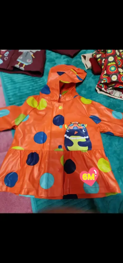 Conjunto de chaquetas impermeables para bebé 6M - miniatura 4