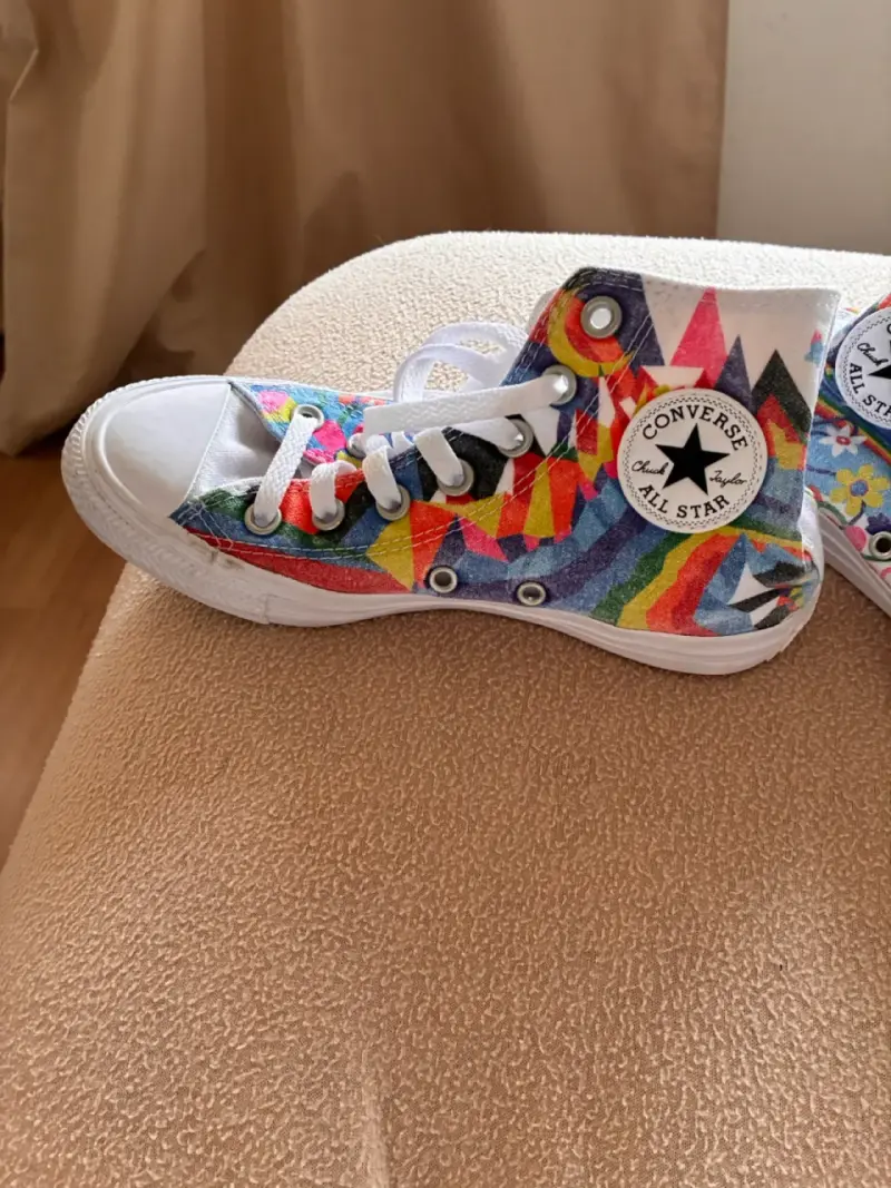 Zapatillas Converse All Star multicolor de lona - 1