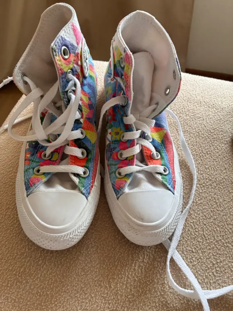 Zapatillas Converse All Star multicolor de lona - 2