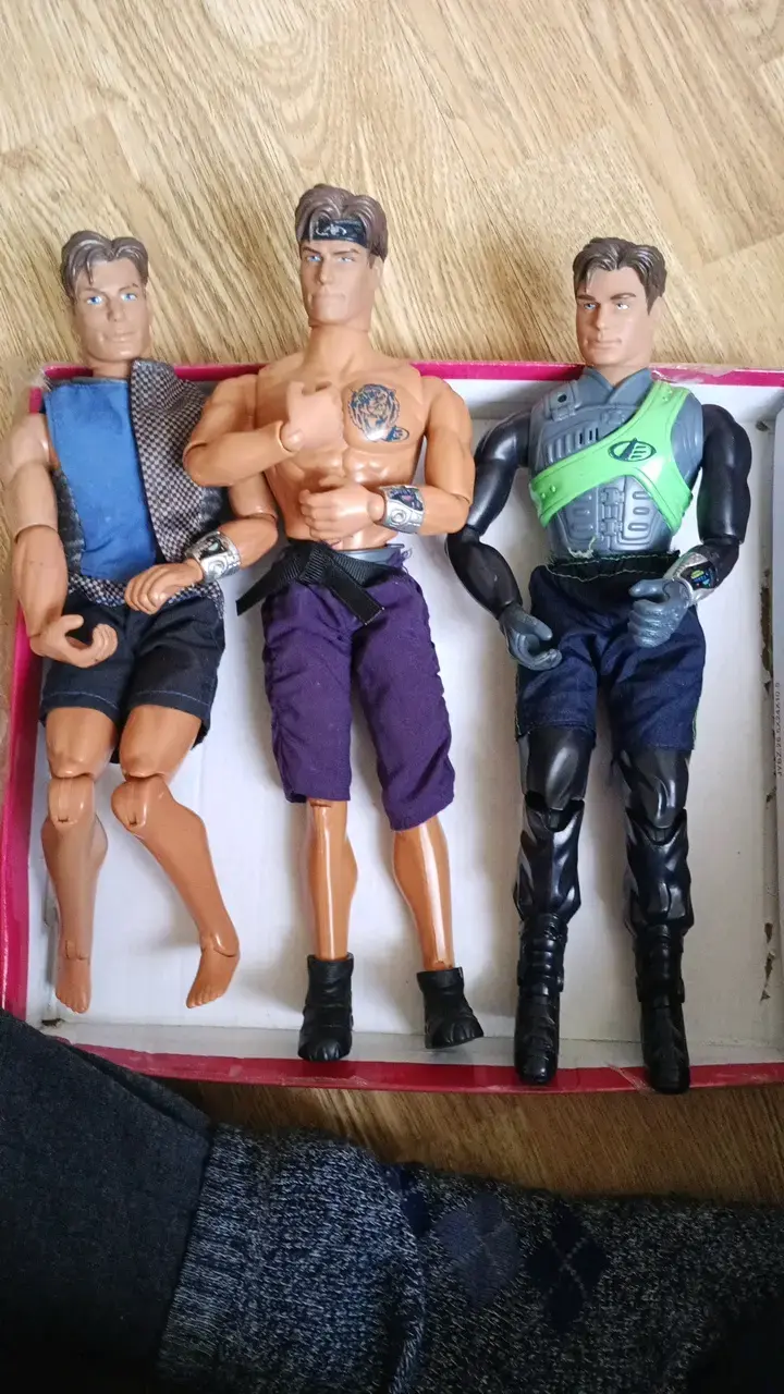 Set de 3 figuras de acción articuladas Max Steel - 1