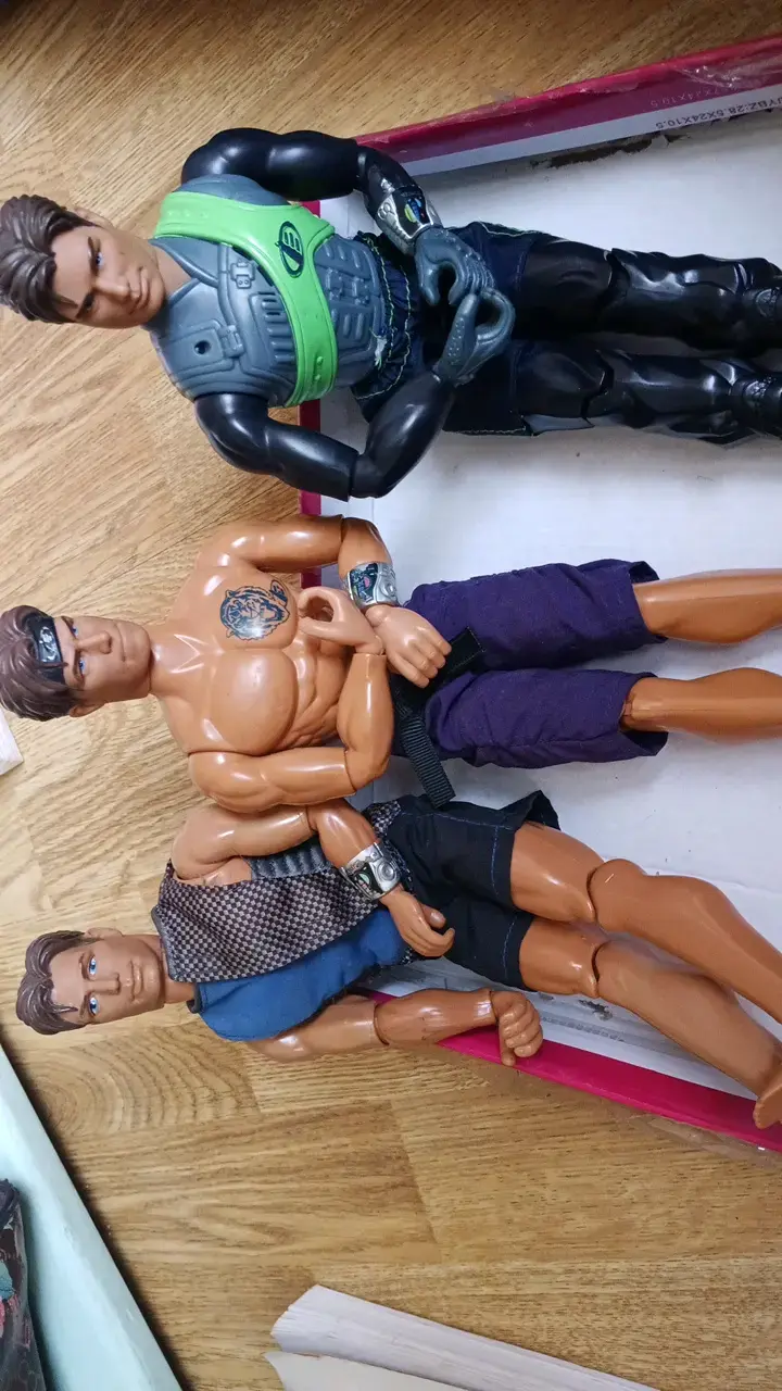 Set de 3 figuras de acción articuladas Max Steel - 5