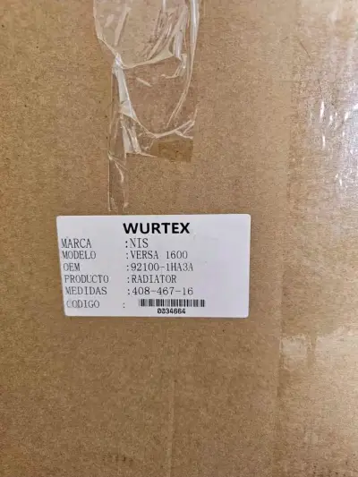 Radiador Wurtex para Nissan Versa 1600 - miniatura 1