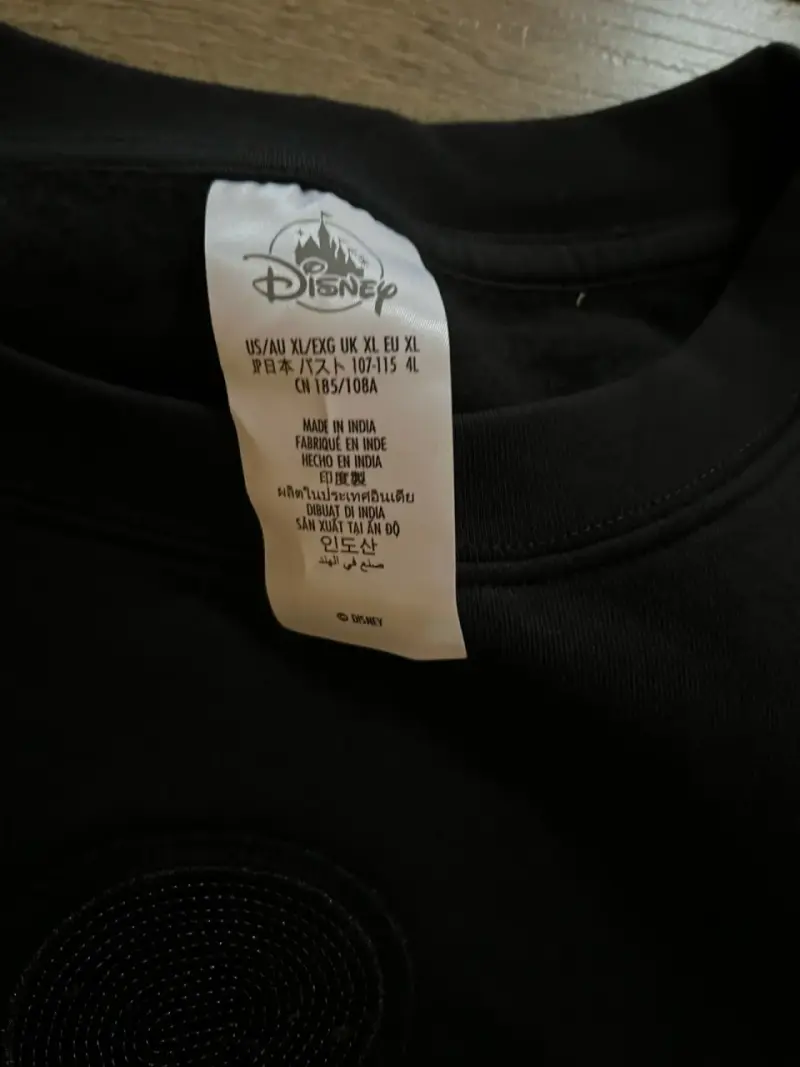 Polerón Disney Original  Mickey Mouse Negro - 3