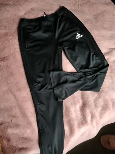 Pantalones deportivos negros Adidas para niños - miniatura 1