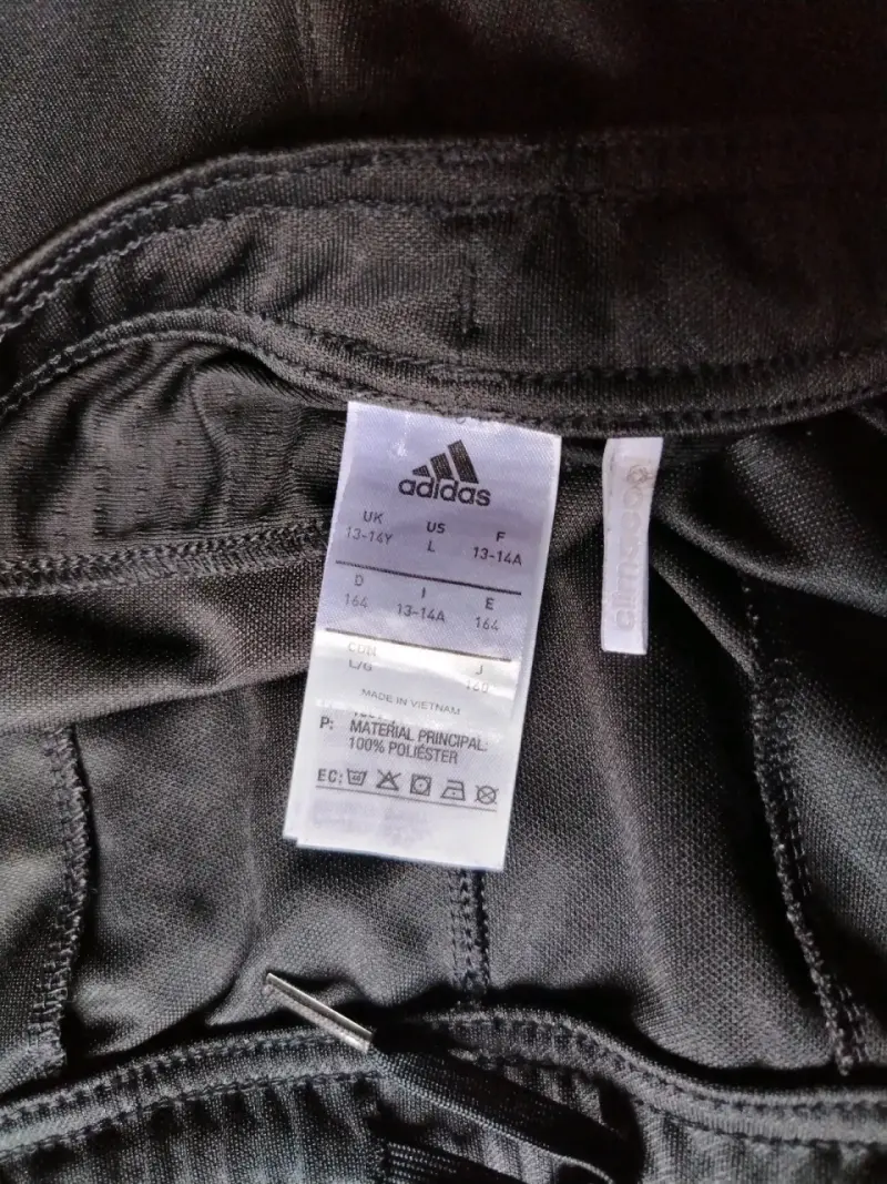 Pantalones deportivos negros Adidas para niños - 4