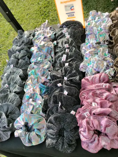Colección de Scrunchies de Tela Variados - miniatura 2