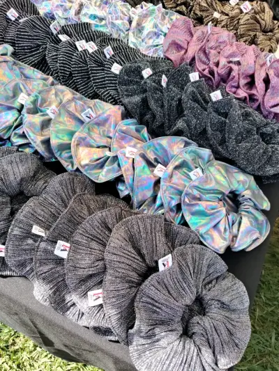 Colección de Scrunchies de Tela Variados - miniatura 5