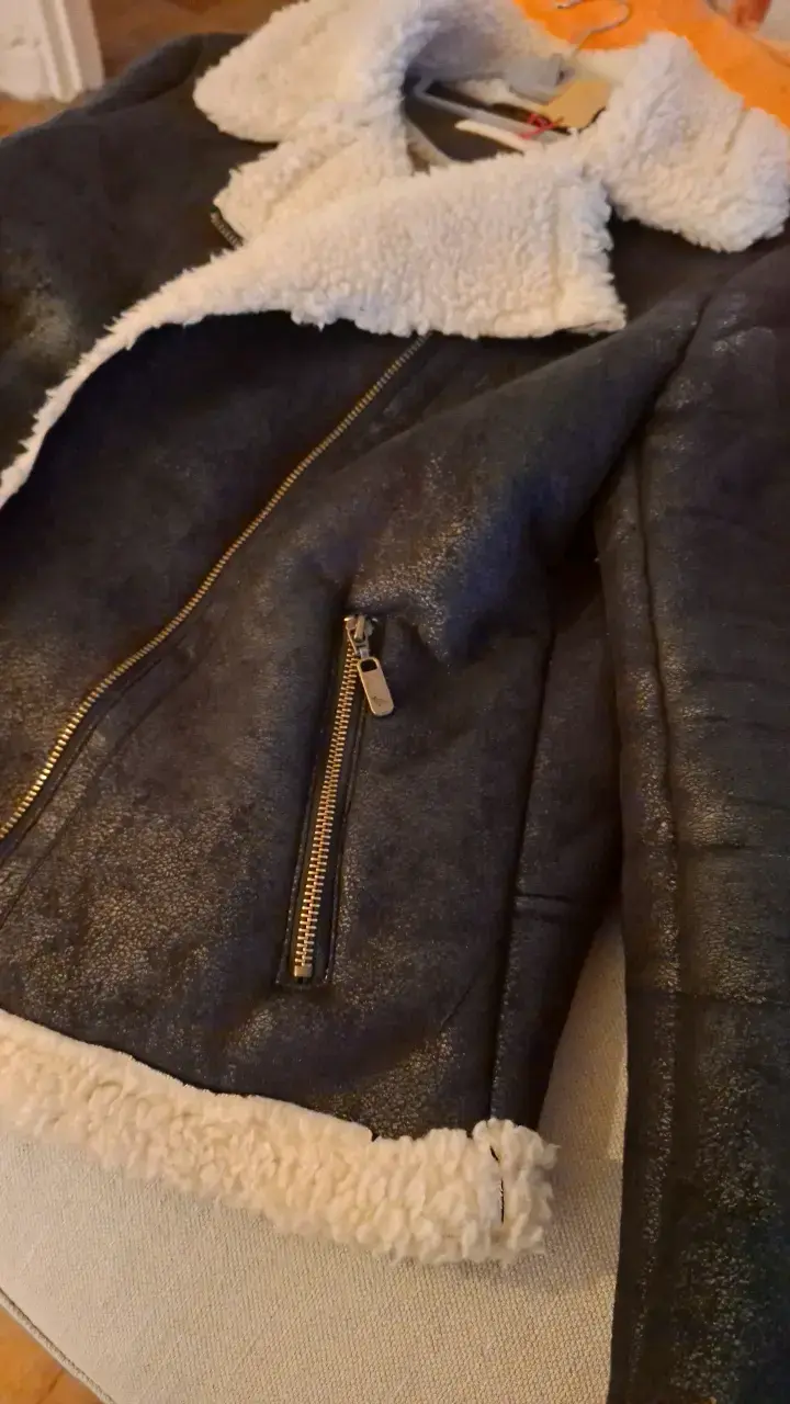Chaqueta de piel con forrada - 2