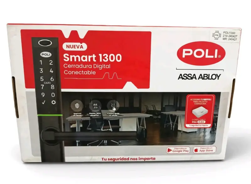 Cerradura Digital Conectable Poli Smart 1300