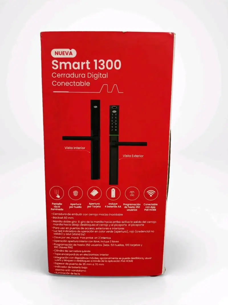 Cerradura Digital Conectable Poli Smart 1300 - 3