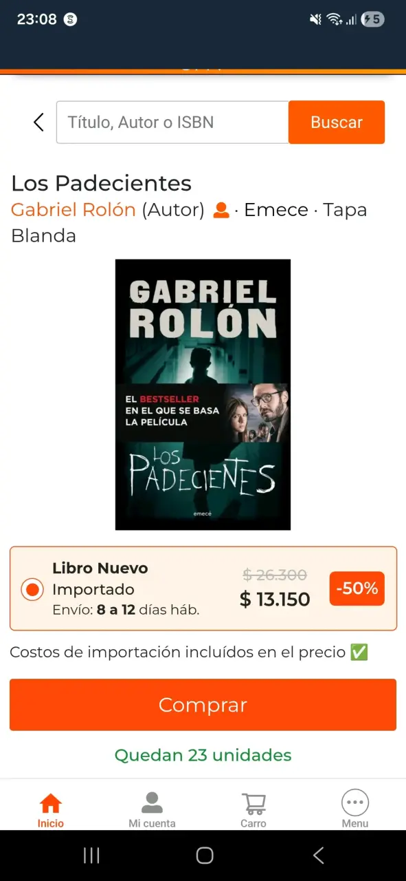 Libro 'Los Padecientes' de Gabriel Rolón - 2