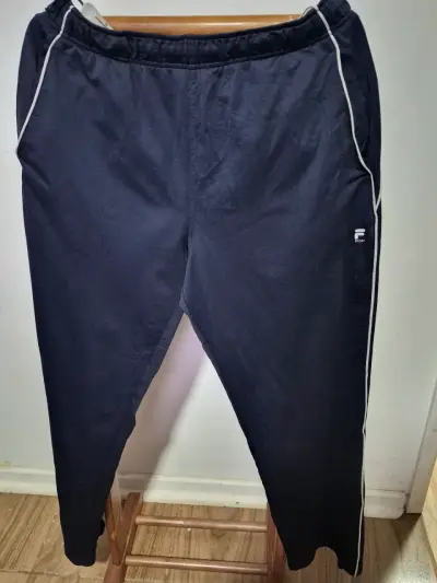 Pantalones deportivos Fila Sport negros para hombre - miniatura 1