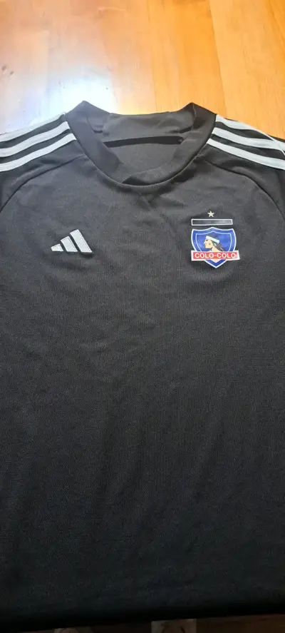 Camiseta Negra Colo-Colo Adidas Oficial talla 14 - miniatura 1