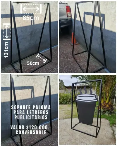 Letrero Paloma Metálico para Publicidad - miniatura 4