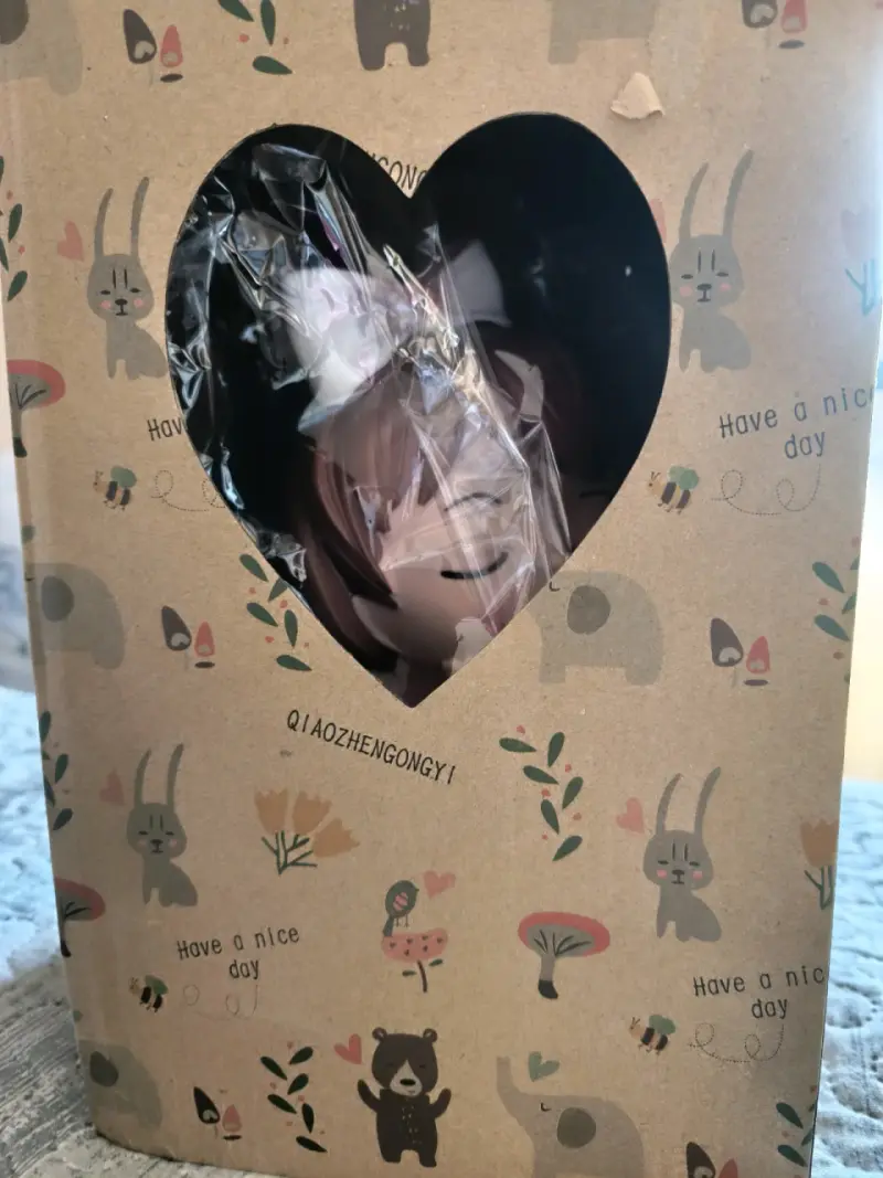 Figura decorativa de ángel en caja original