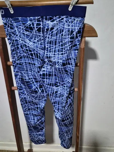 Leggings deportivos Nike Pro estampados azul - miniatura 2
