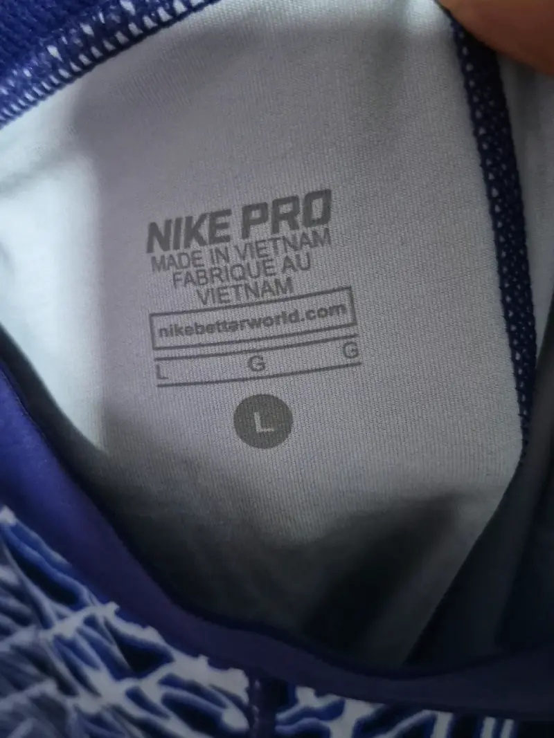 Leggings deportivos Nike Pro estampados azul - 3