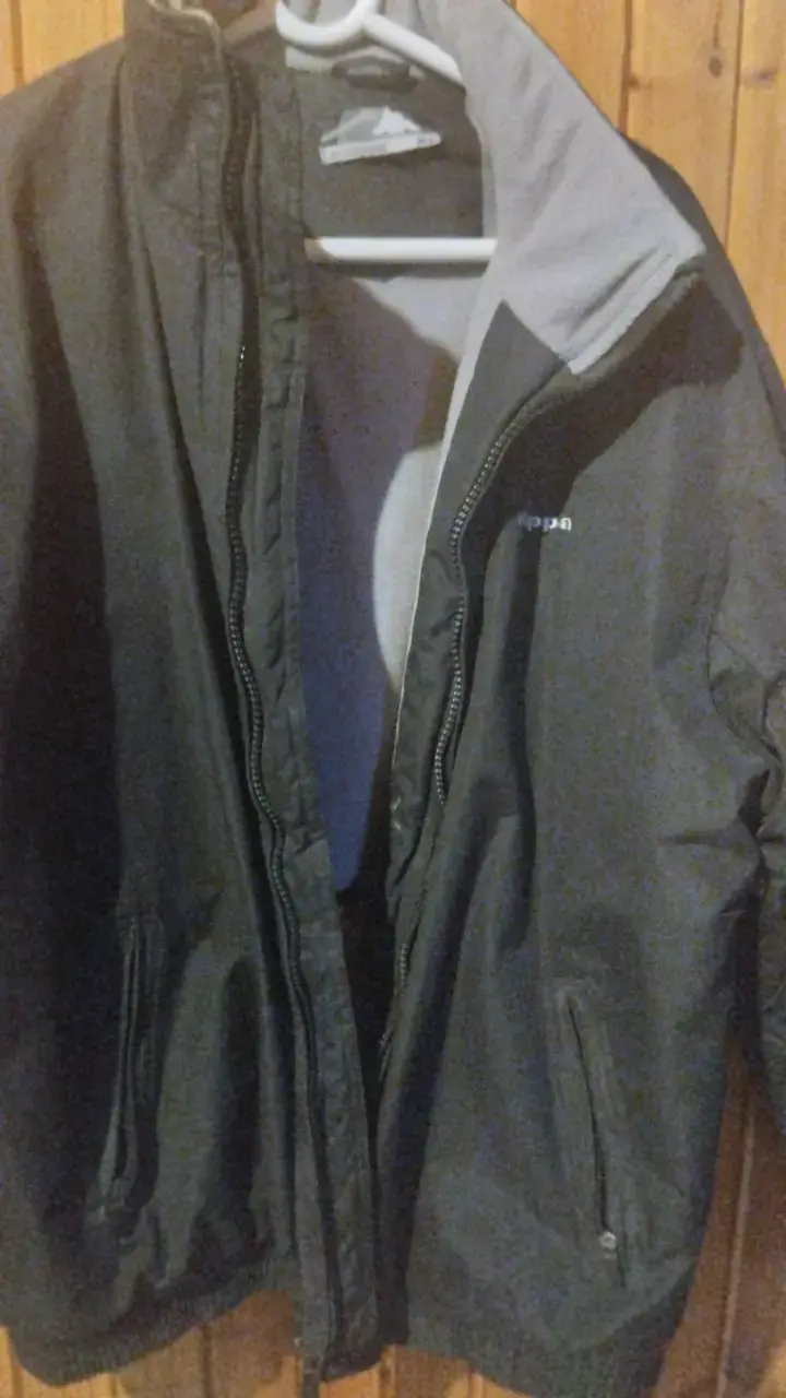 Chaqueta negra Kappa Performance XL - 1