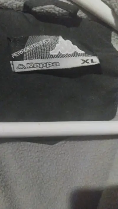 Chaqueta negra Kappa Performance XL - miniatura 2