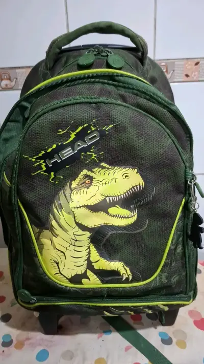 Mochila escolar Head con diseño de dinosaurio - miniatura 1