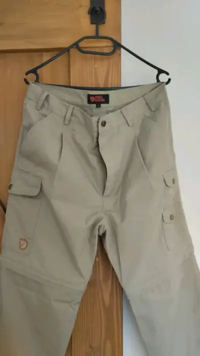 Pantalones Fjällräven Beige Trekking - miniatura 1