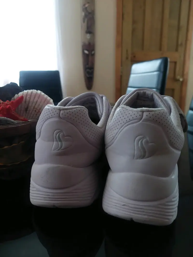 Zapatillas blancas skechers - 3