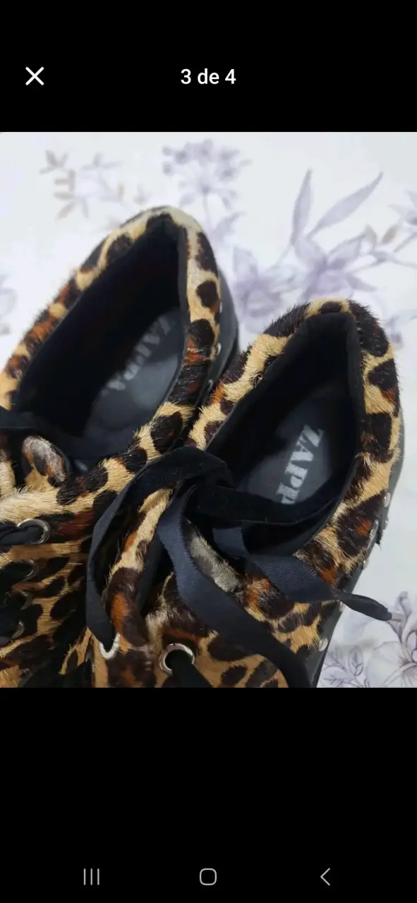 Zapatos con estampado animal print y plataforma - 2