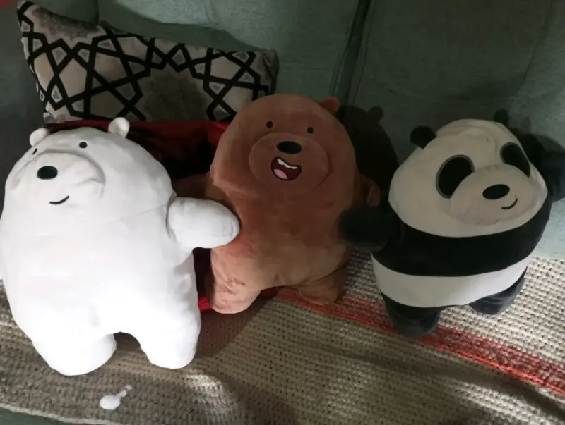Set de peluches osos We Bare Bears - 1