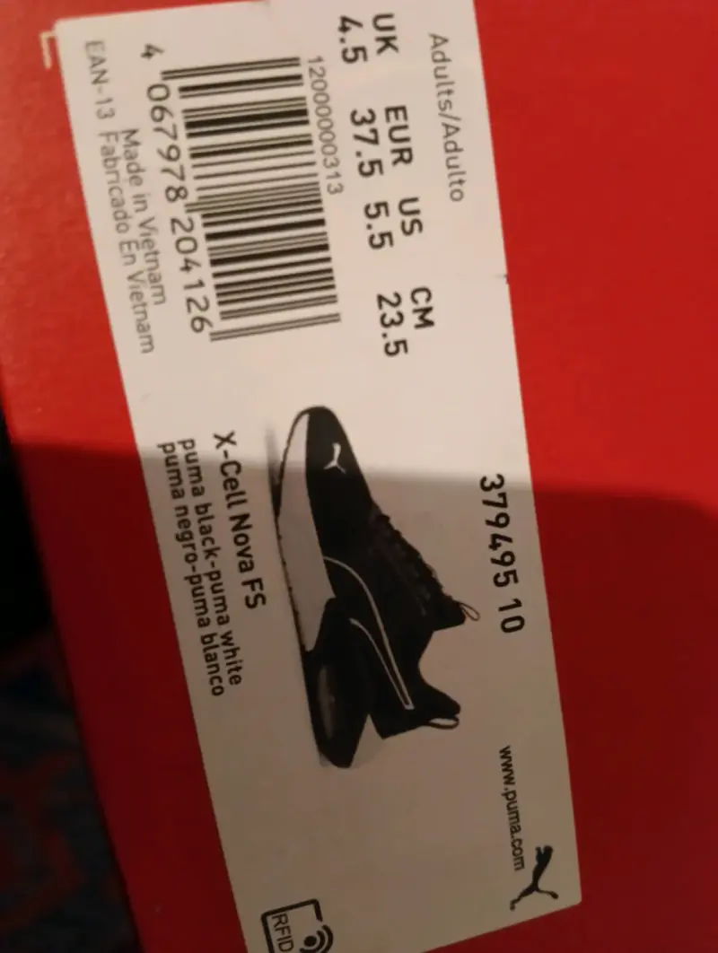 Zapatillas deportivas negras Puma para mujer - 5