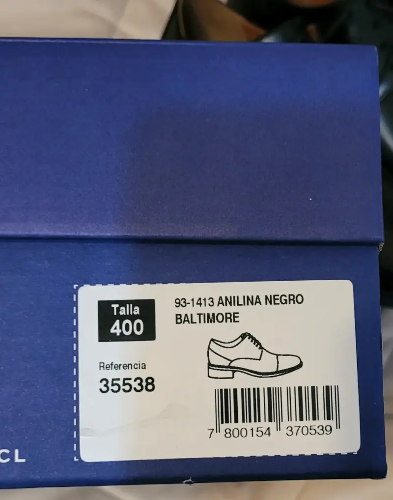 Zapatos de vestir negros Guante GWalk talla 40 - 3