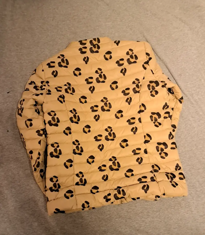 Chaqueta acolchada con estampado animal print - 2