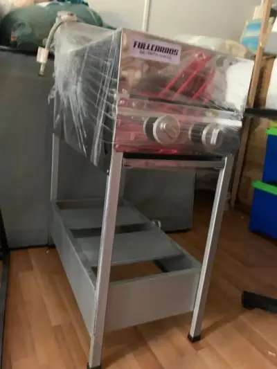 Cocina industrial a gas doble quemador - miniatura 3