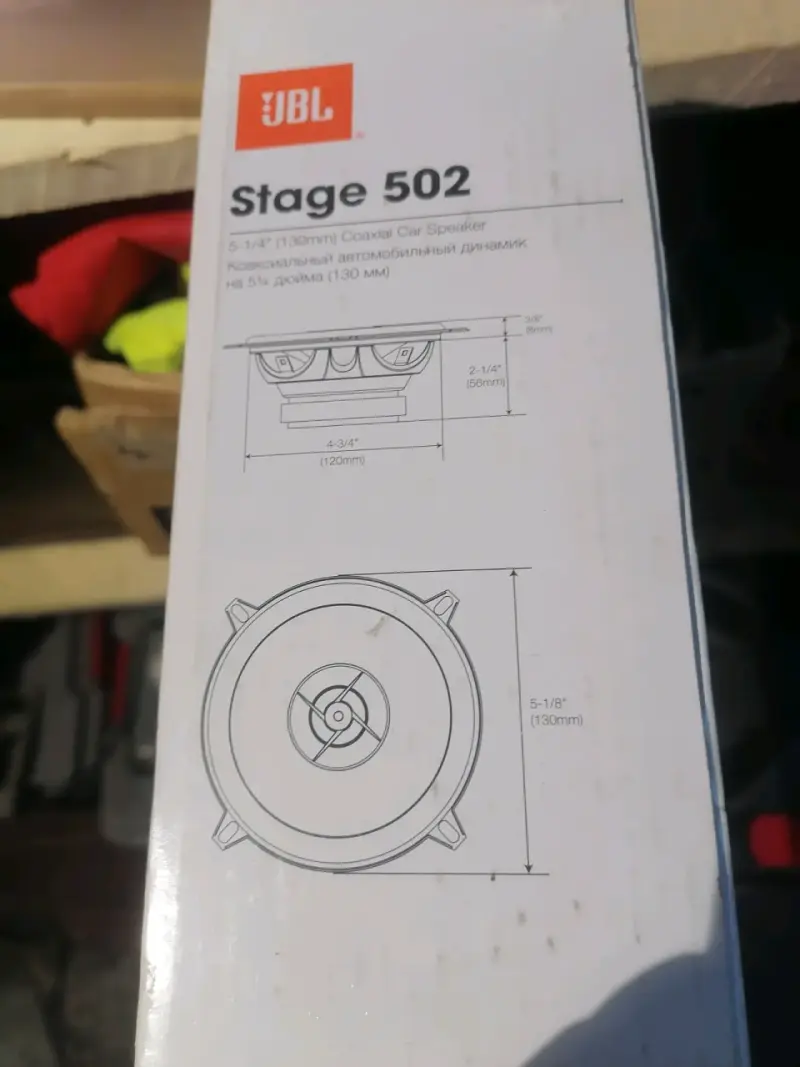 Parlante coaxial para auto JBL Stage 502 - 6