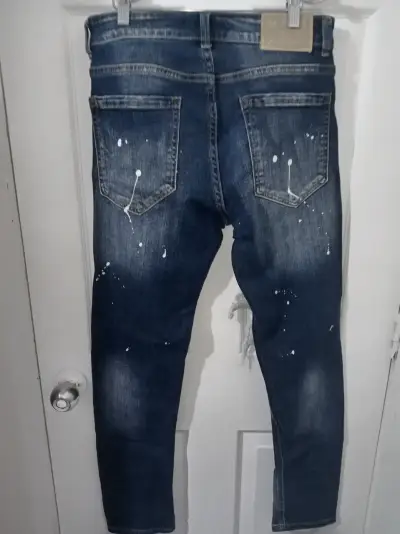 Jeans rasgados azul oscuro M. Star Fashion - miniatura 2