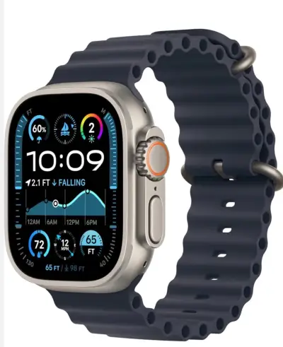 Smartwatch deportivo con correa negra - miniatura 1