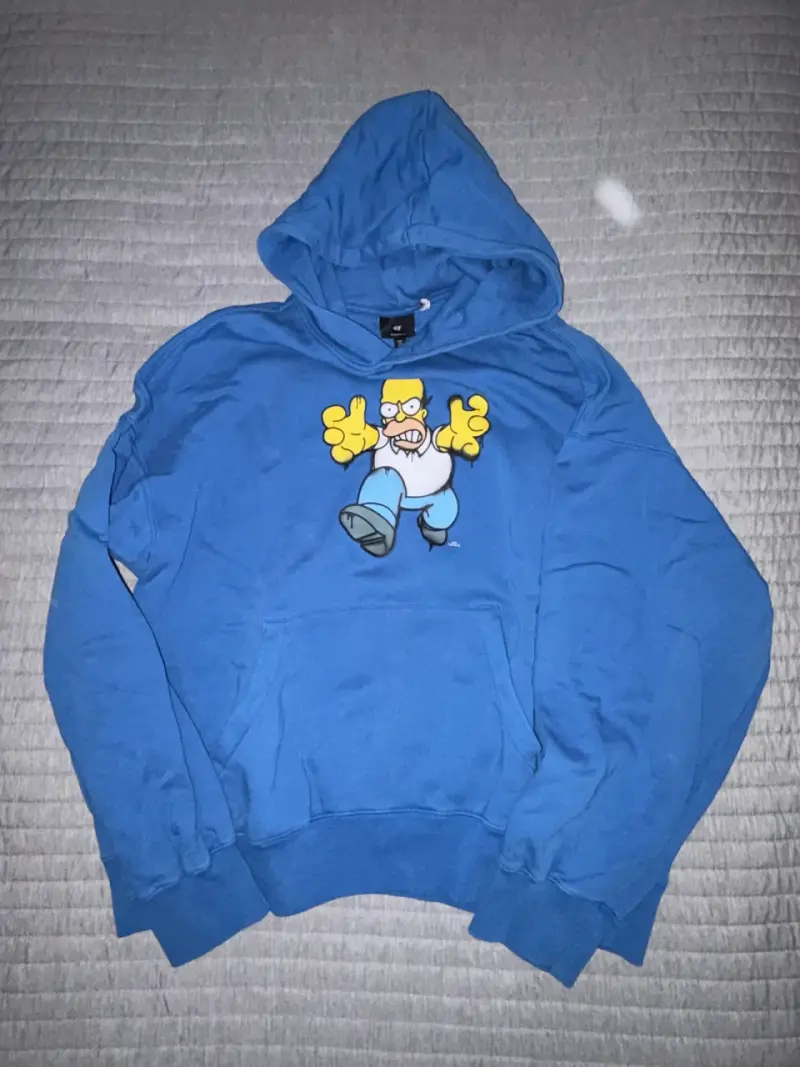 Polerón azul con capucha de Los Simpson - 1