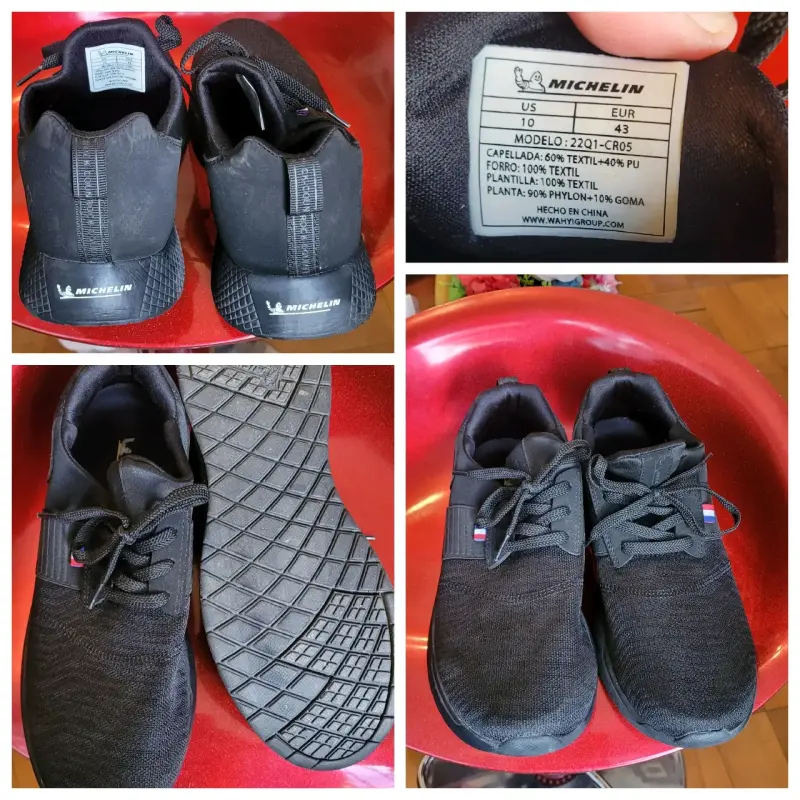 Zapatillas negras Michelin modelo 22Q1-CR05 - 1