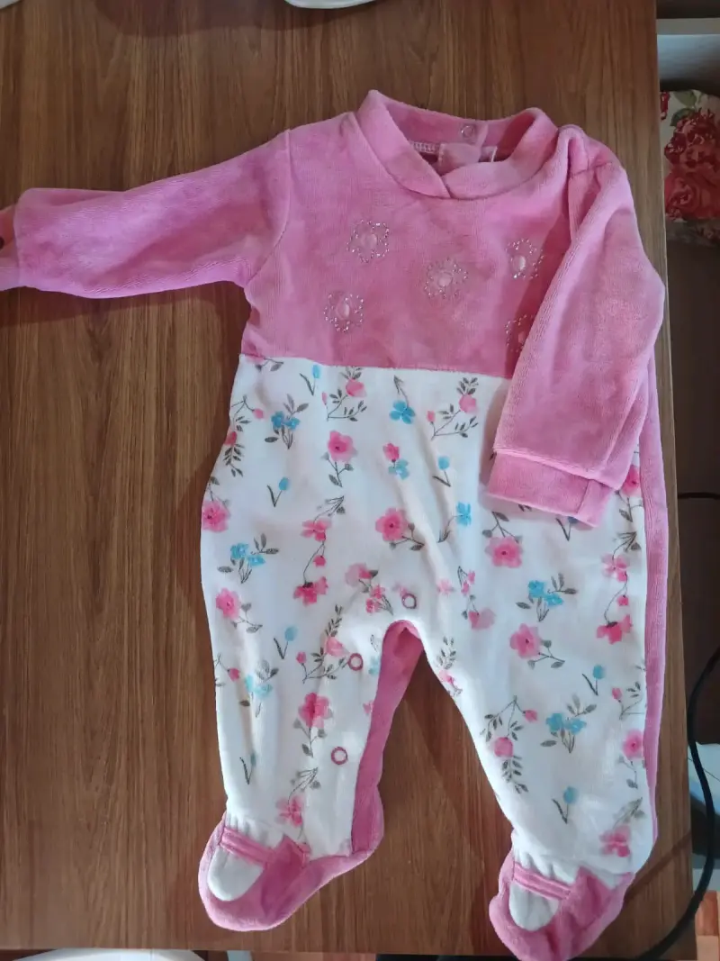 Conjunto de pijamas para bebé en polar suave - 4