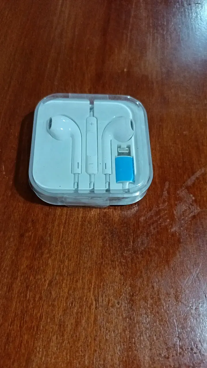 Auriculares con conector Lightning en estuche