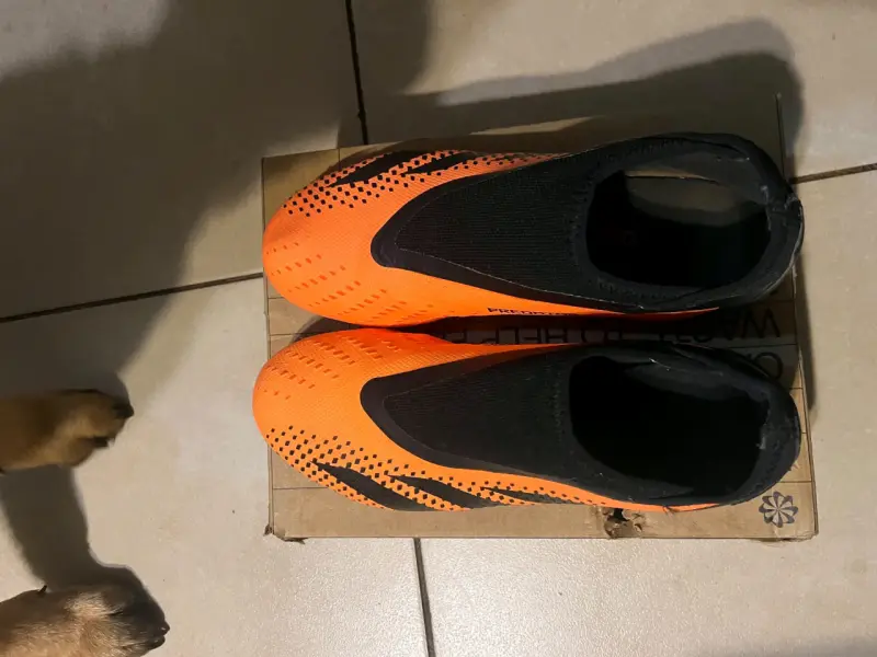 Botines de fútbol Adidas Predator naranjas - 2