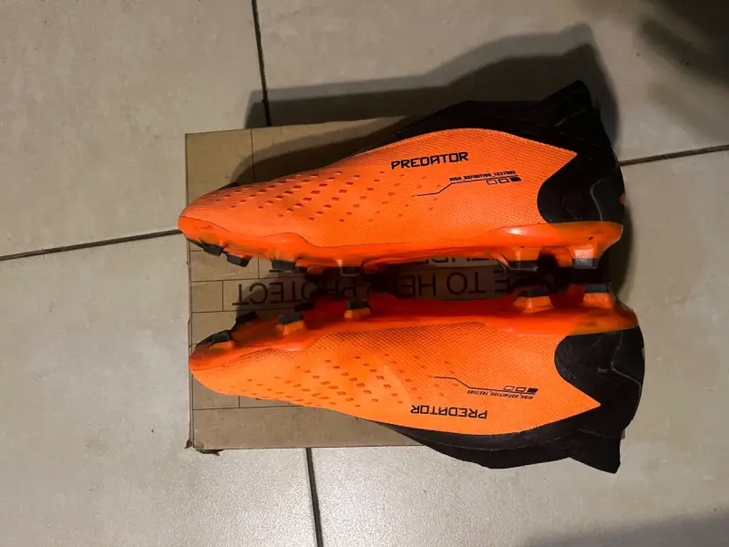 Botines de fútbol Adidas Predator naranjas - 3