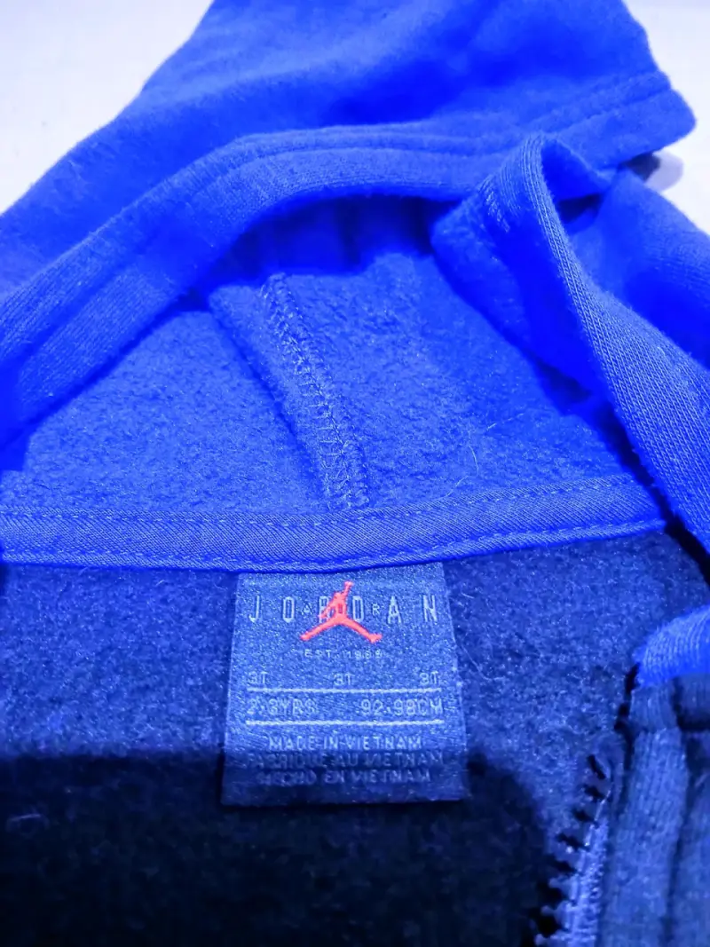 Conjunto deportivo niño Jordan azul y negro - 2